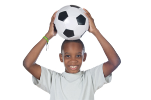 Soccer headers and children: Why kids shouldn't be allowed to hit the ball  with their heads.