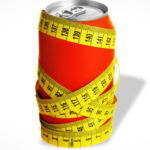 tape measure meter wrapped around soda can