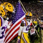 LSU Tigers coming to the field