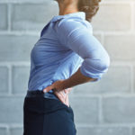 woman with low back pain