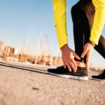 a runner with foot pain