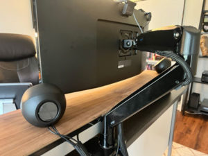 Adjustable monitor arm to move your monitor wherever it is needed